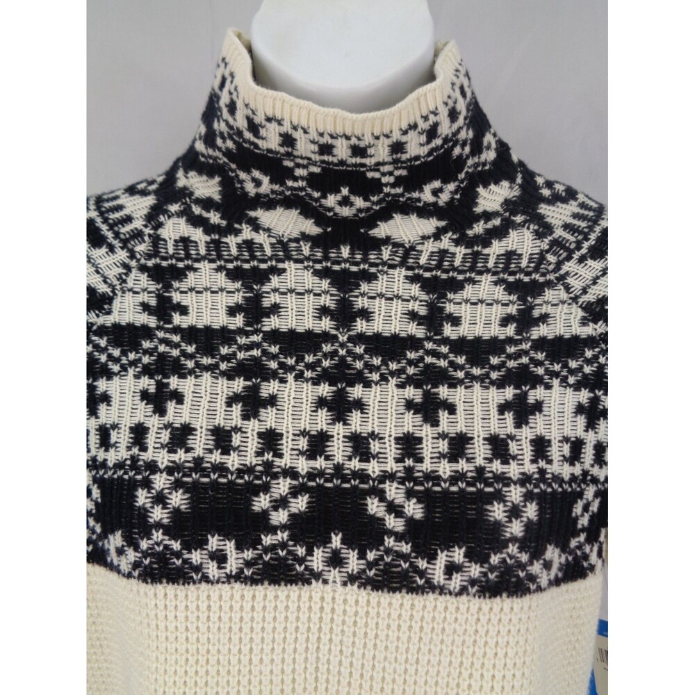 Columbia Pine Street Jacquard Pullover Sweater Size XL Fair Isle Turtleneck New - Picture 6 of 13